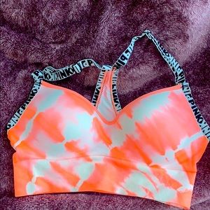 Brand new PINK Tie dye sports bra